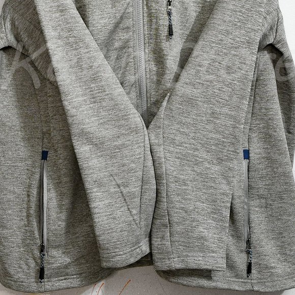 Orvis men bonded‎ mesh full-zip Jacket Gray - Picture 5 of 9